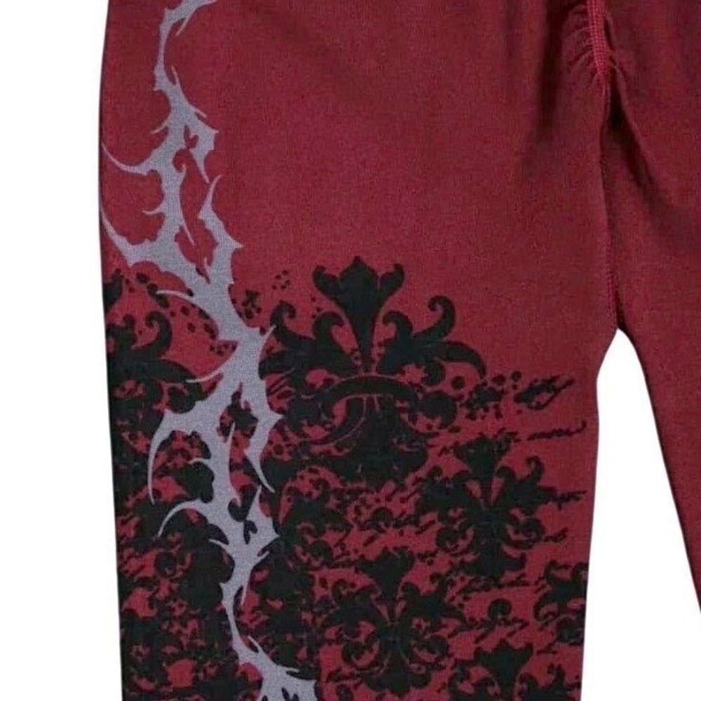 Civil Regime Save Yourself Kelly Seamless Scrunch Leggings Ox Blood Medium - Picture 5 of 8